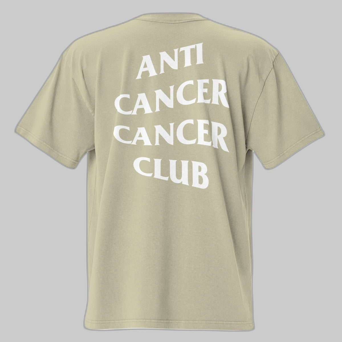 Cancer Club Unisex Oversized faded t-shirt