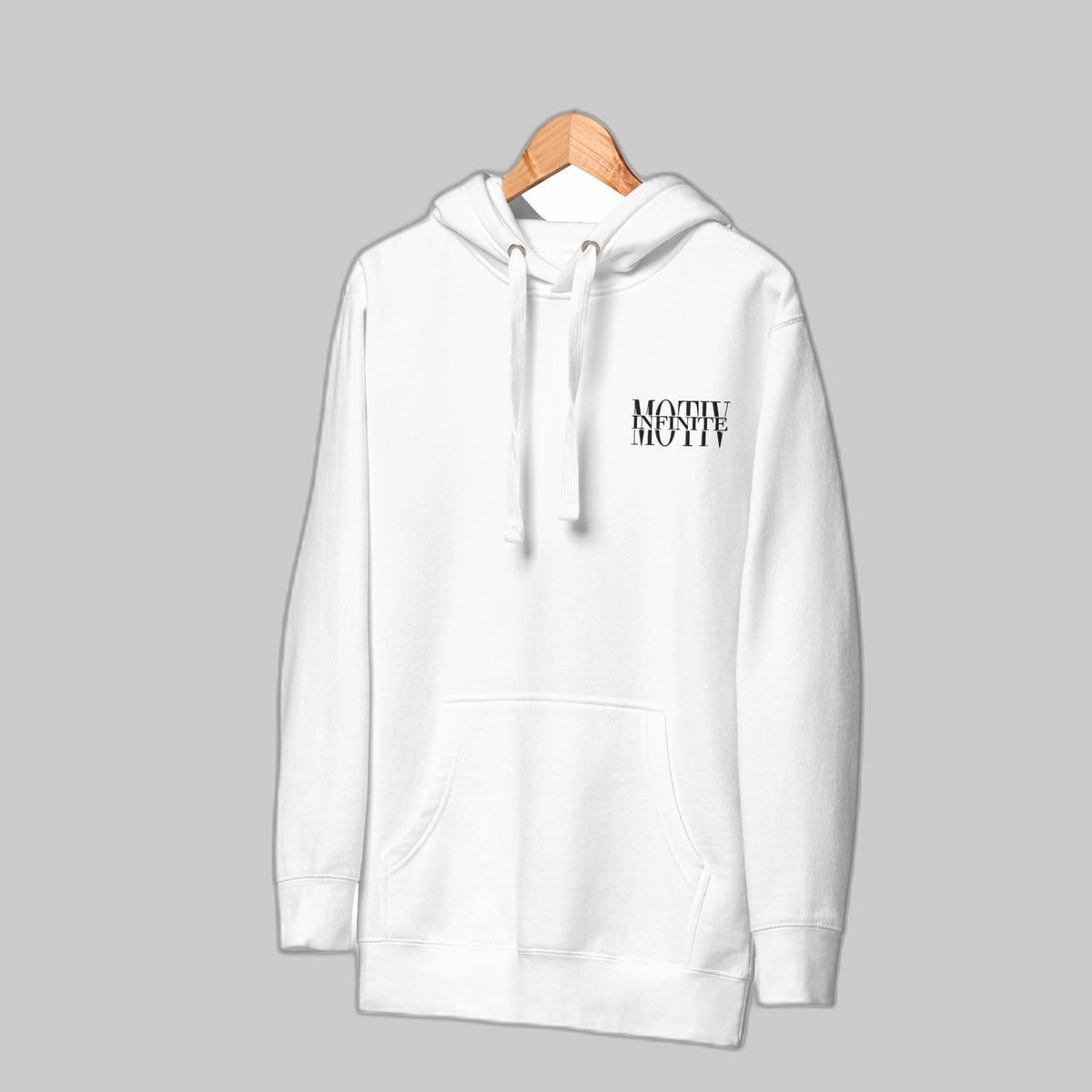 Stacked Motiv CancerCulture® Hoodie | Black Text