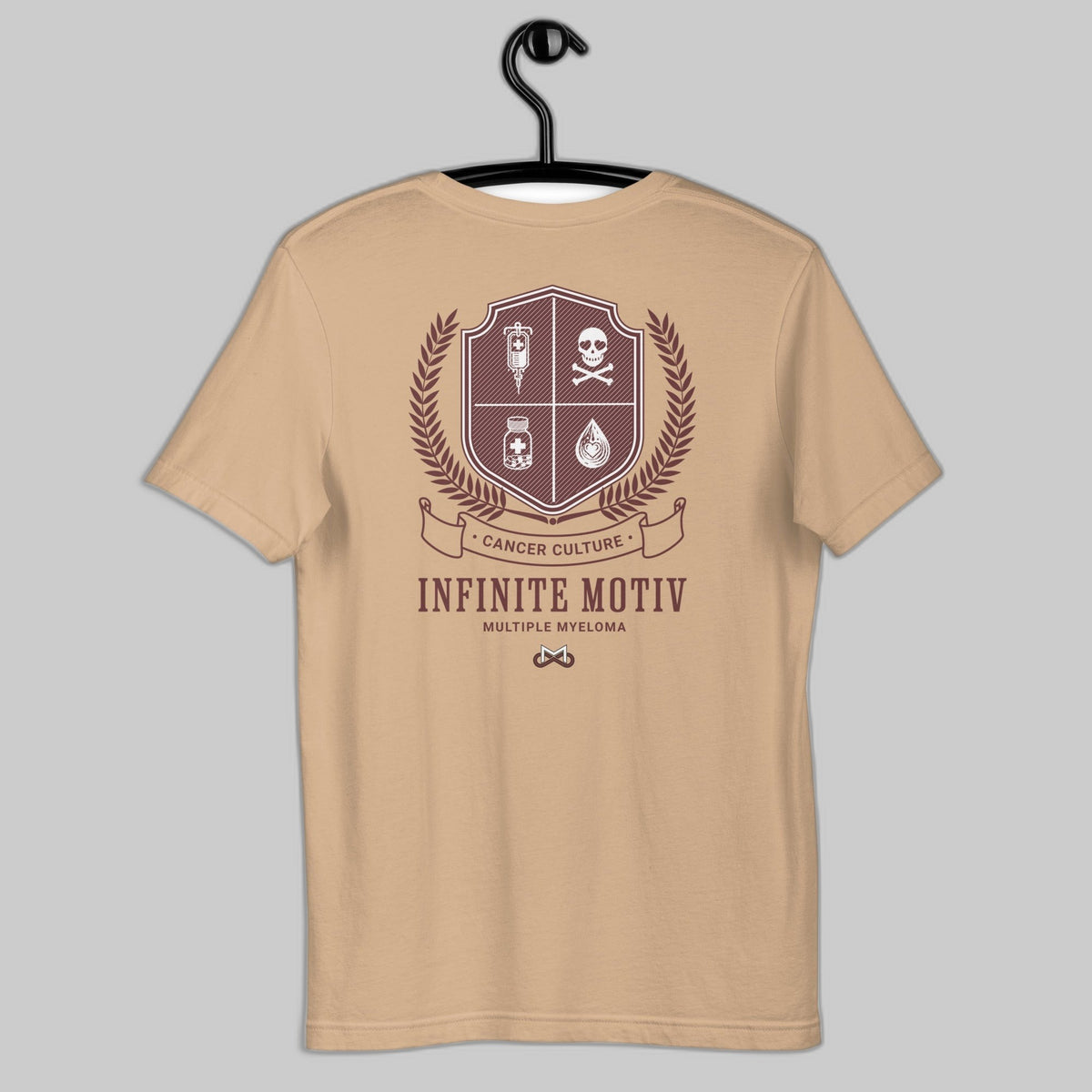 Unisex Multiple Myeloma Crest Embroidered t-shirt
