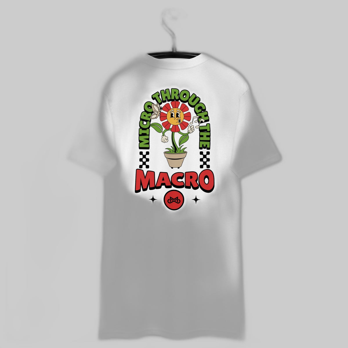 Men's Flower Power Embroidered Tee