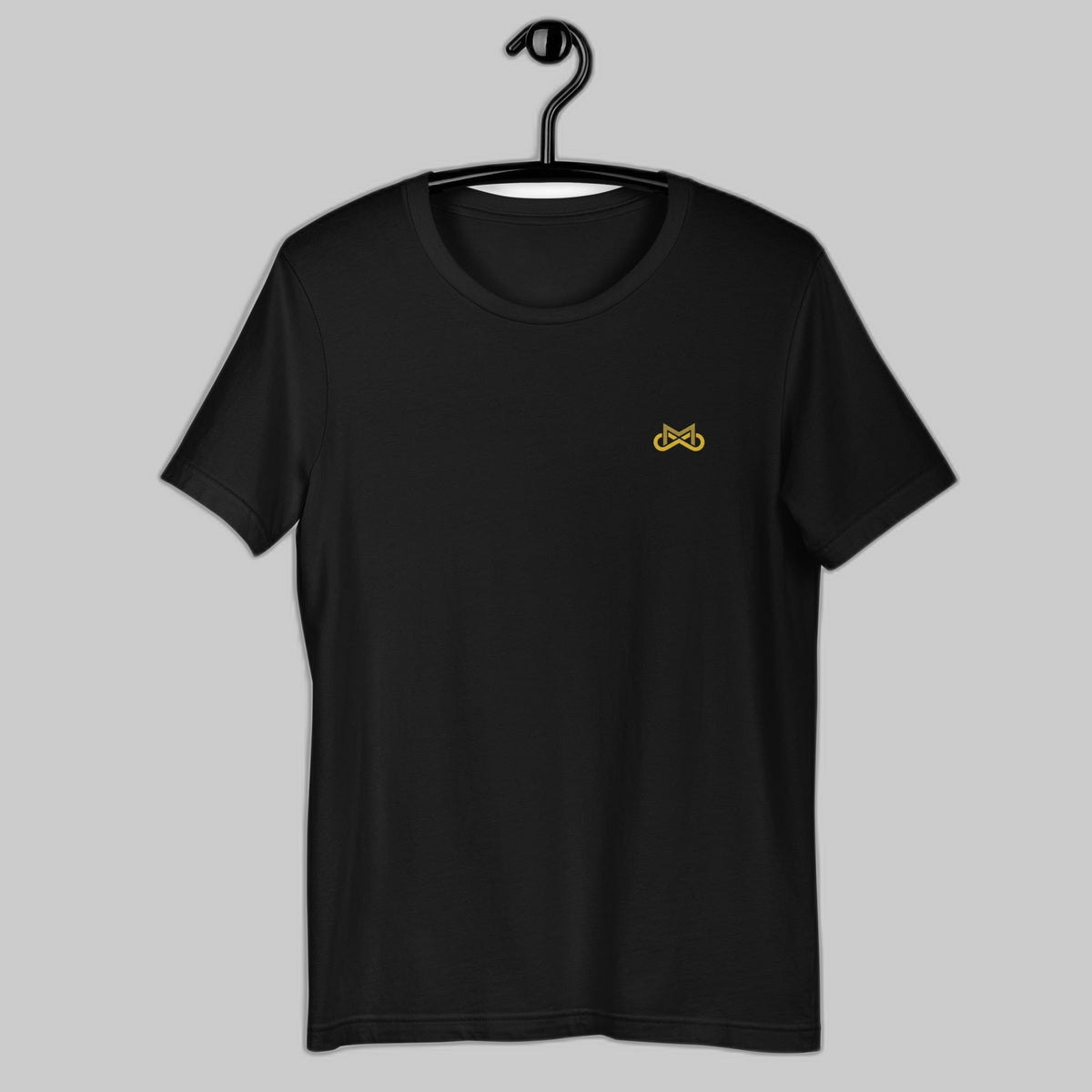Unisex Childhood Cancer Crest Embroidered T-Shirt by Infinite Motiv