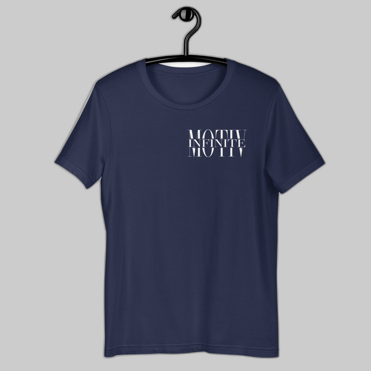 Stacked Motiv White Ink Unisex T-Shirt