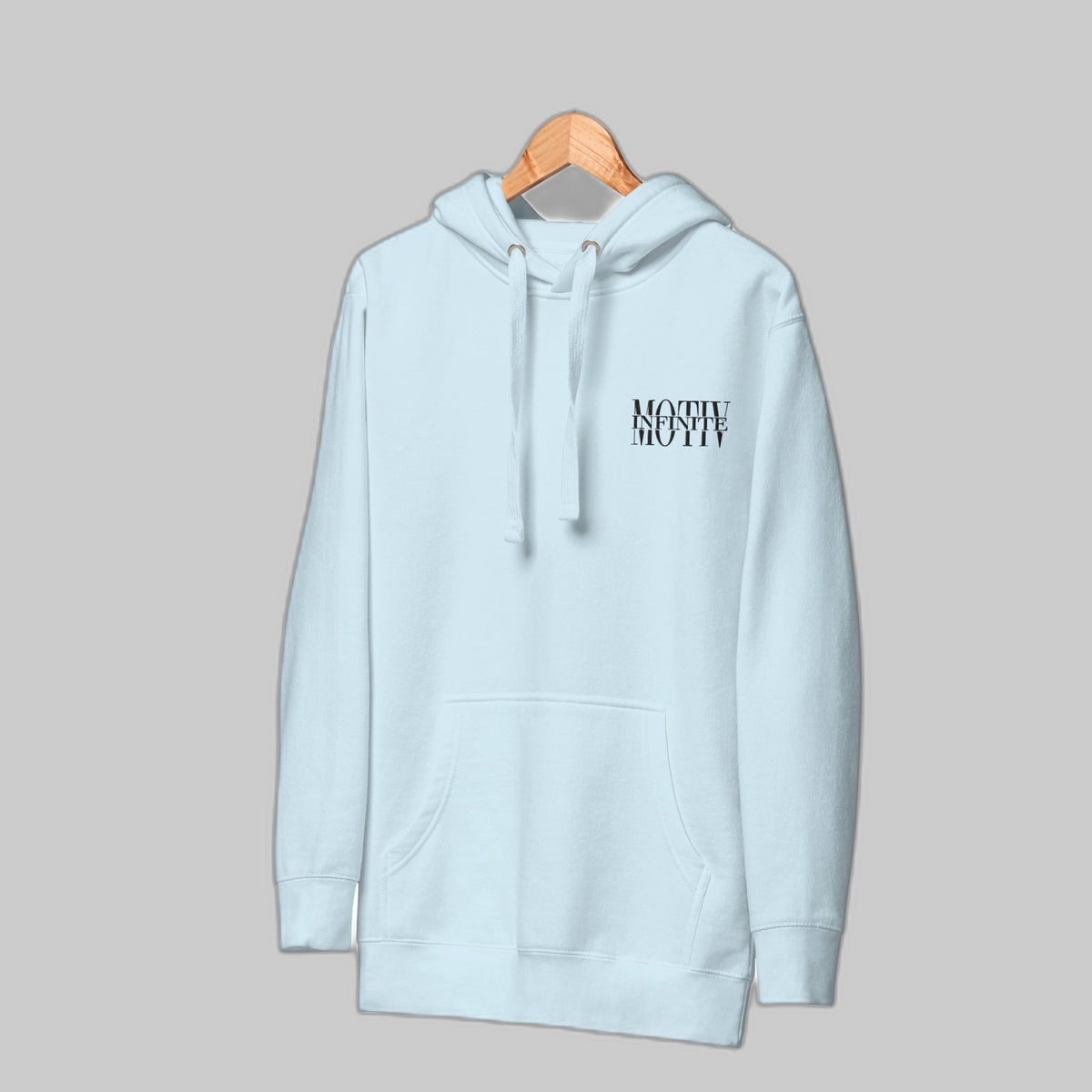 Stacked Motiv CancerCulture® Hoodie | Black Text