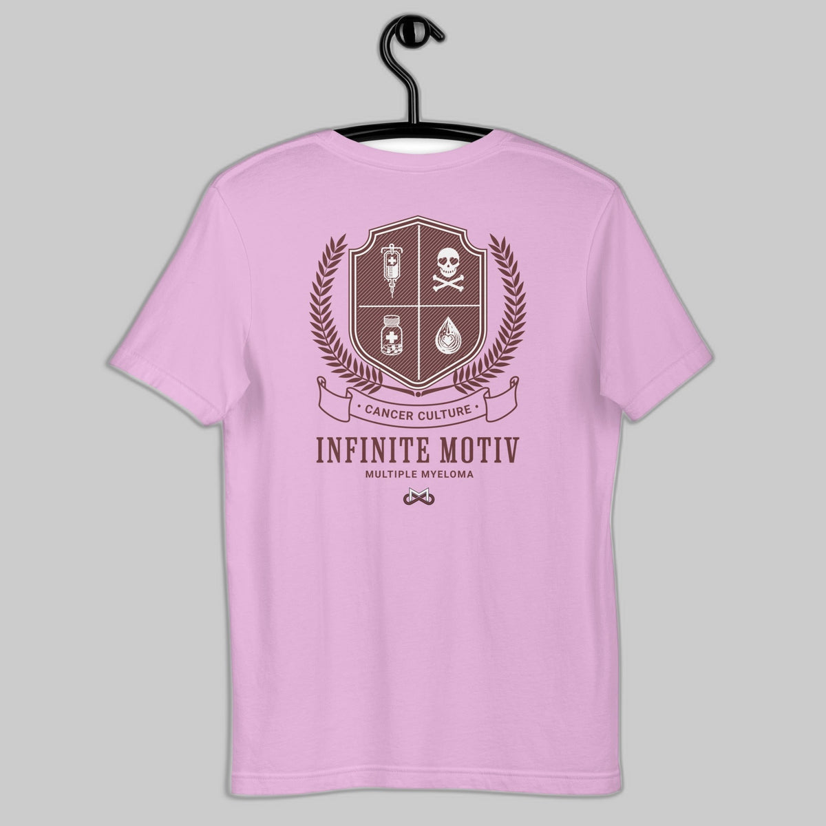 Unisex Multiple Myeloma Crest Embroidered t-shirt