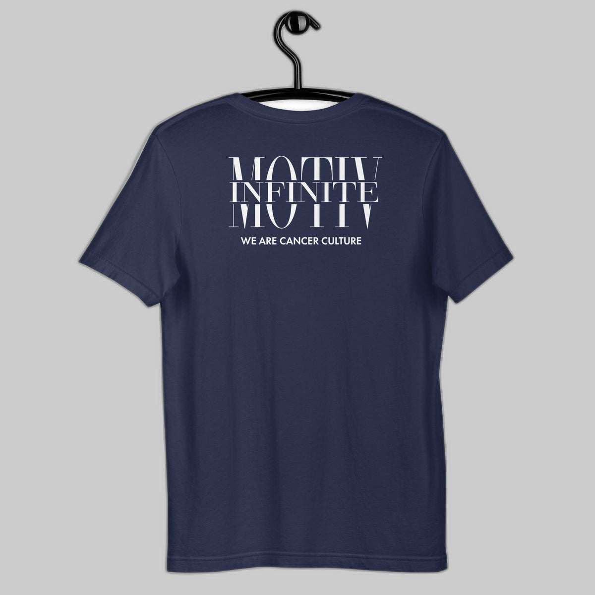 Stacked Motiv White Ink Unisex T-Shirt