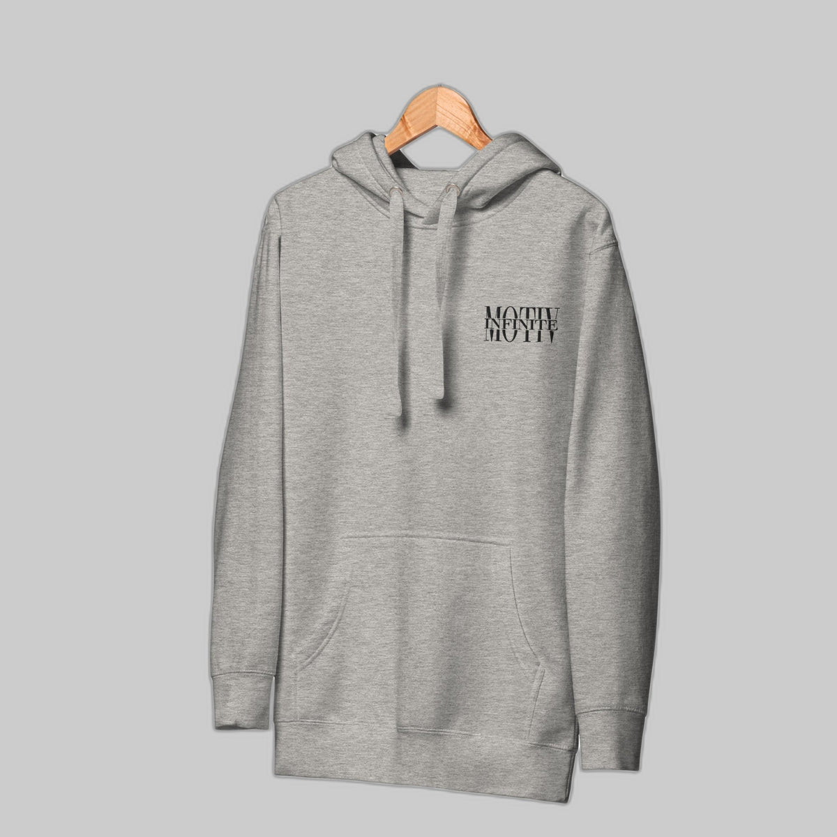 Stacked Motiv CancerCulture® Hoodie | Black Text