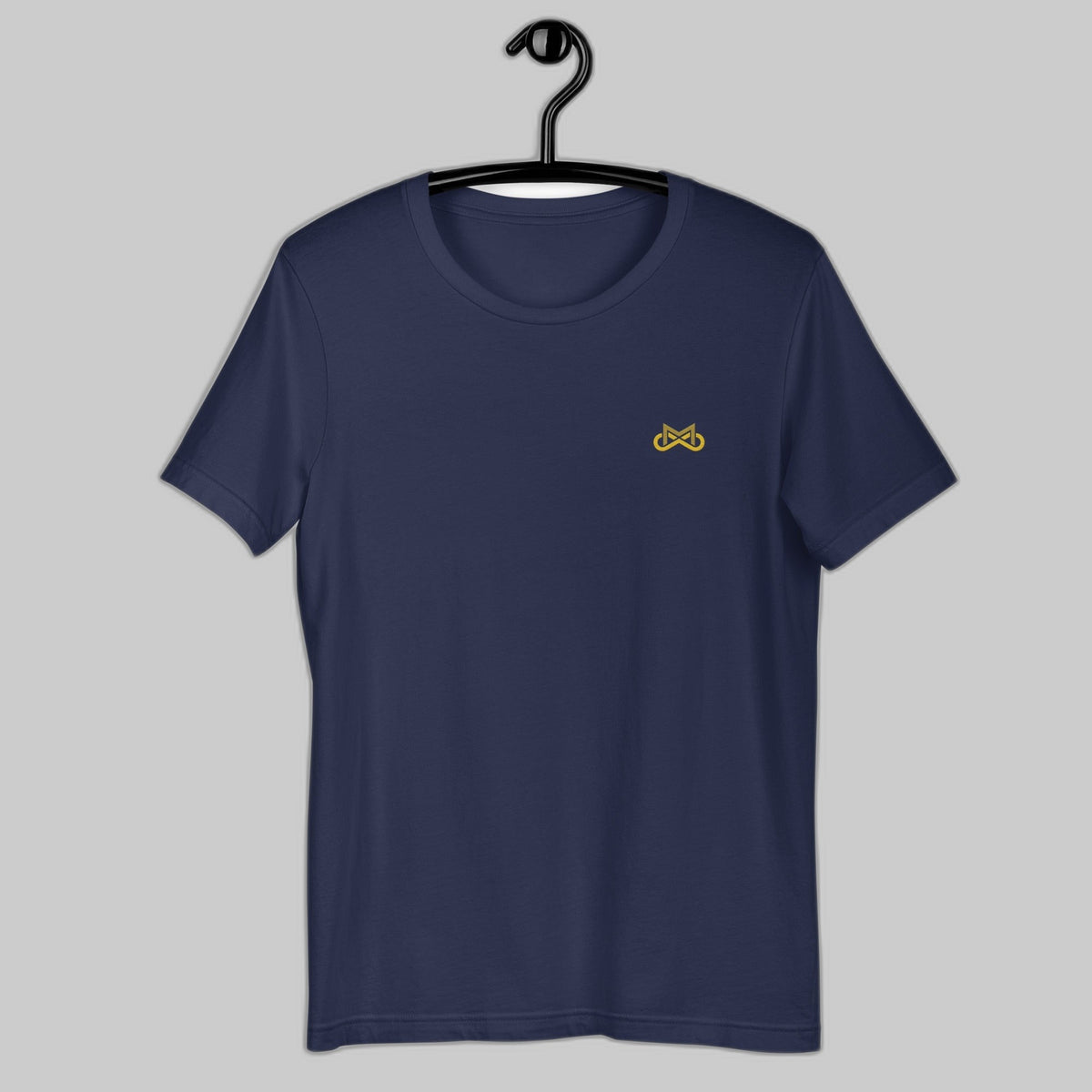 Unisex Childhood Cancer Crest Embroidered T-Shirt by Infinite Motiv