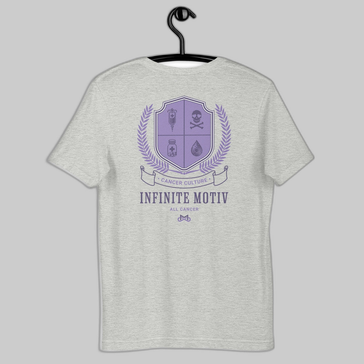 All Cancer Crest Embroidered Unisex T-Shirt