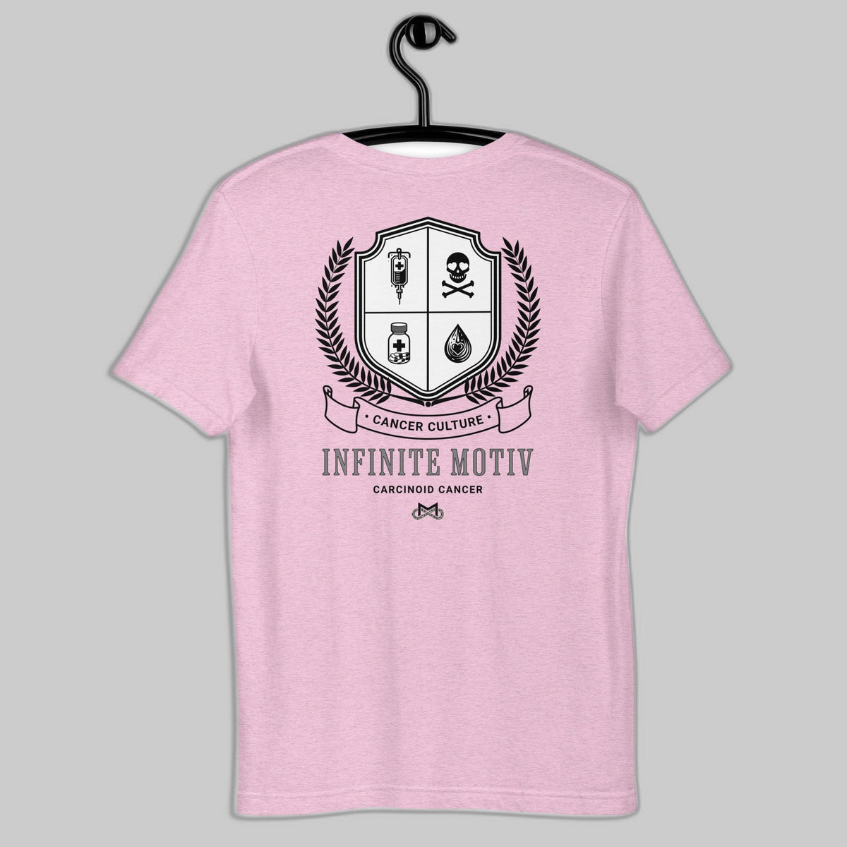 Unisex Carcinoid Cancer Crest Embroidered t-shirt