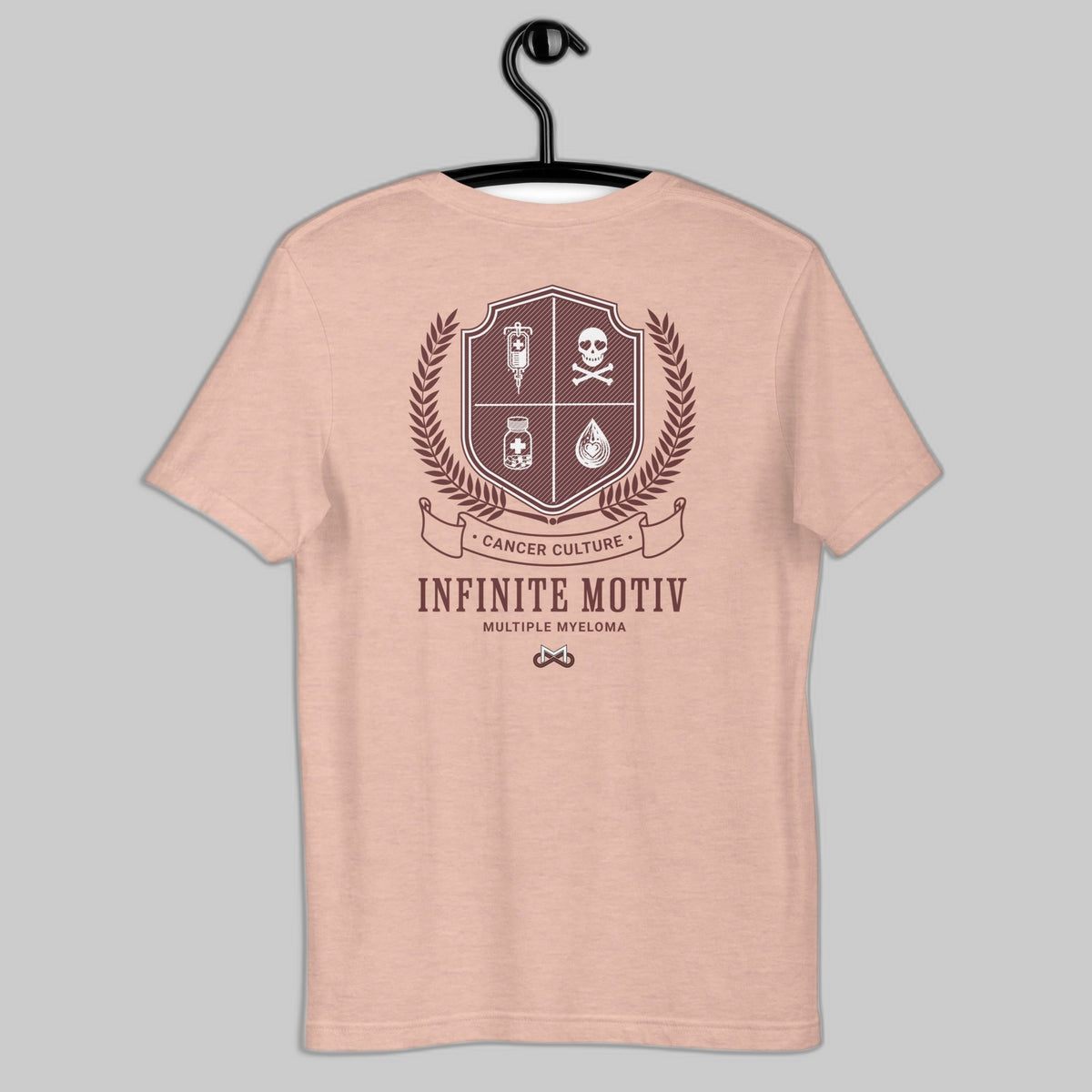 Unisex Multiple Myeloma Crest Embroidered t-shirt