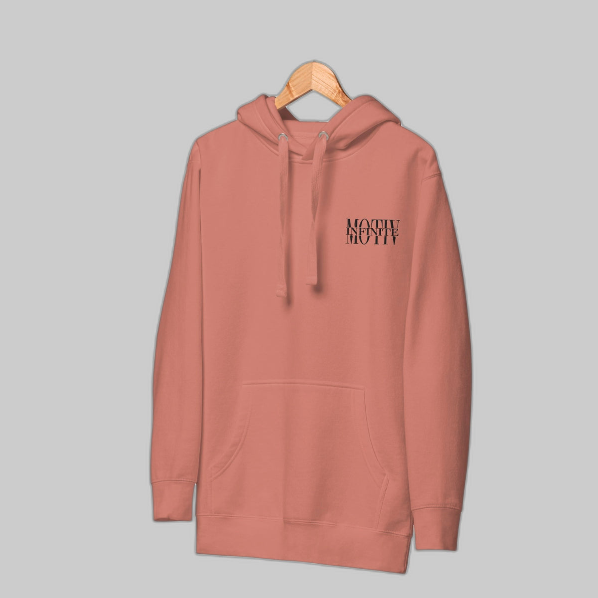 Stacked Motiv CancerCulture® Hoodie | Black Text
