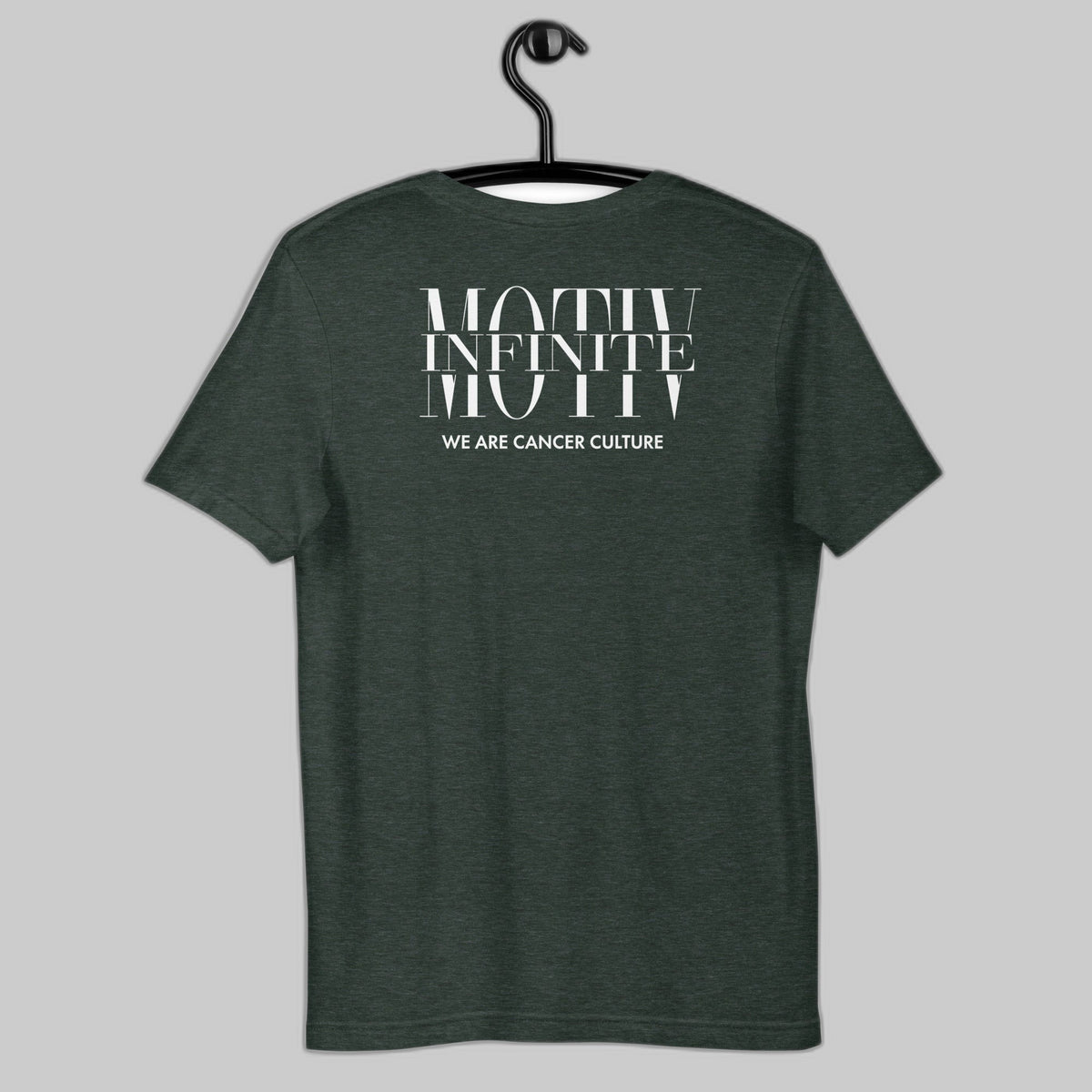 Stacked Motiv White Ink Unisex T-Shirt
