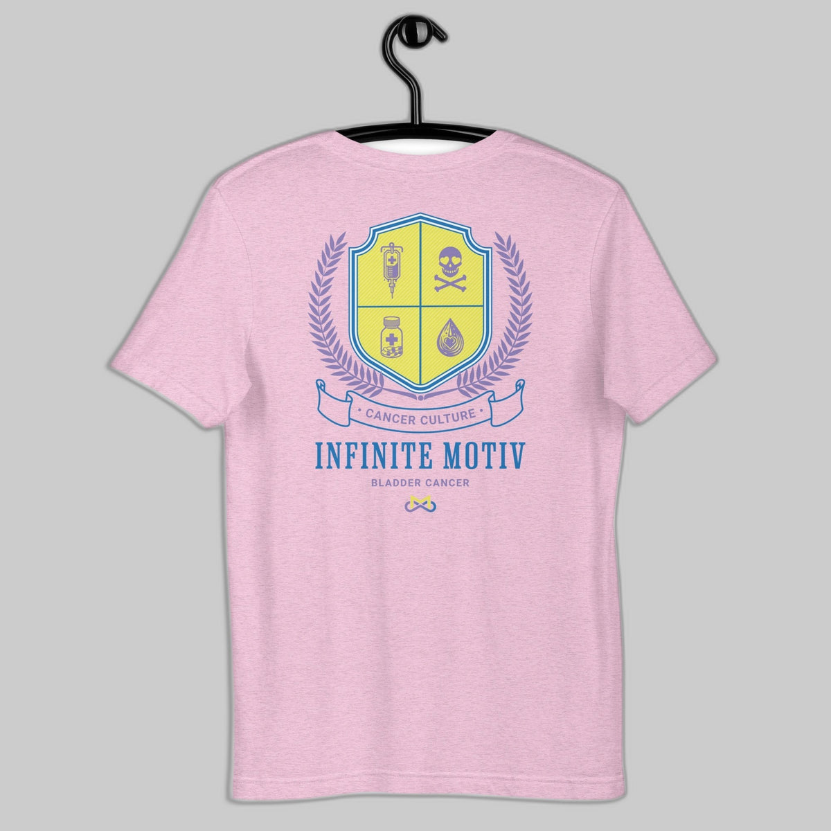 Unisex Bladder Cancer Crest Embroidered t-shirt