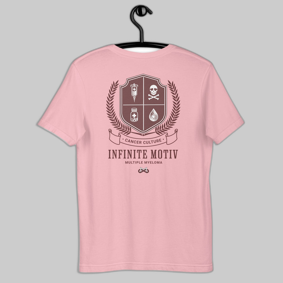Unisex Multiple Myeloma Crest Embroidered t-shirt