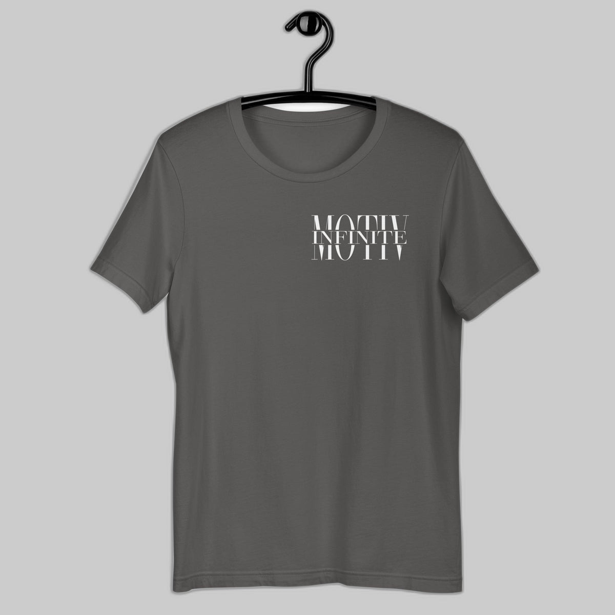 Stacked Motiv White Ink Unisex T-Shirt