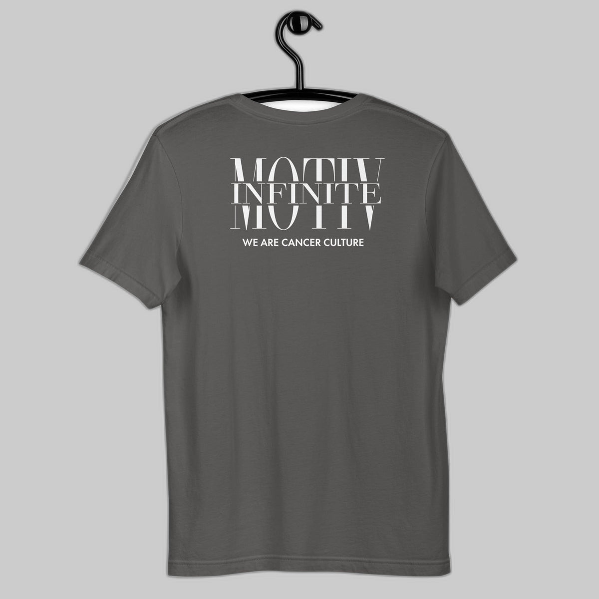 Stacked Motiv White Ink Unisex T-Shirt