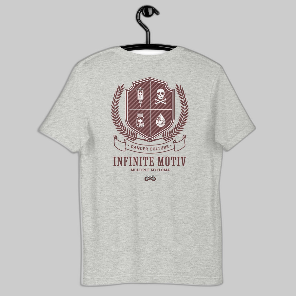 Unisex Multiple Myeloma Crest Embroidered t-shirt