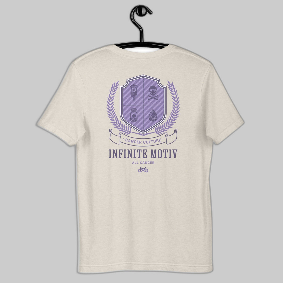 All Cancer Crest Embroidered Unisex T-Shirt