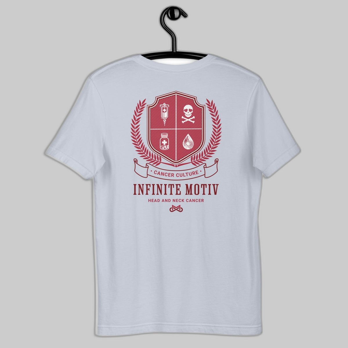 Unisex Head and Neck Cancer Crest Embroidered t-shirt