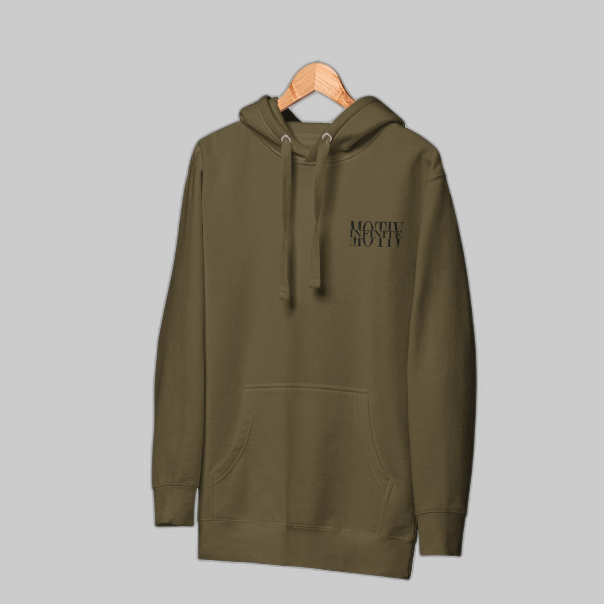 Stacked Motiv CancerCulture® Hoodie | Black Text