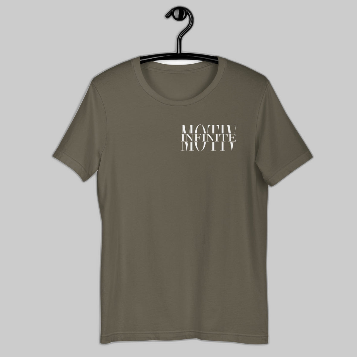 Stacked Motiv White Ink Unisex T-Shirt