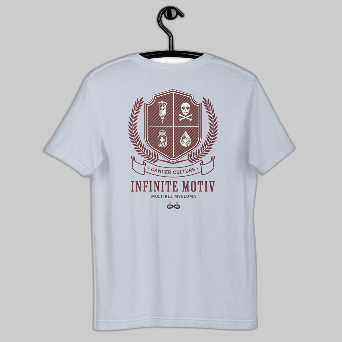 Unisex Multiple Myeloma Crest Embroidered t-shirt