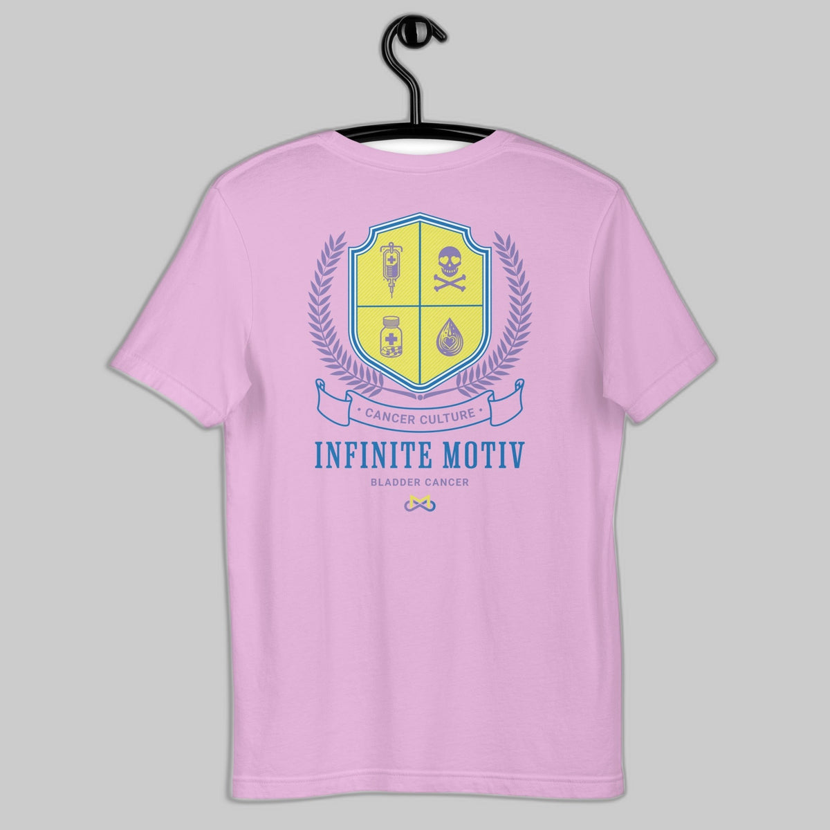 Unisex Bladder Cancer Crest Embroidered t-shirt