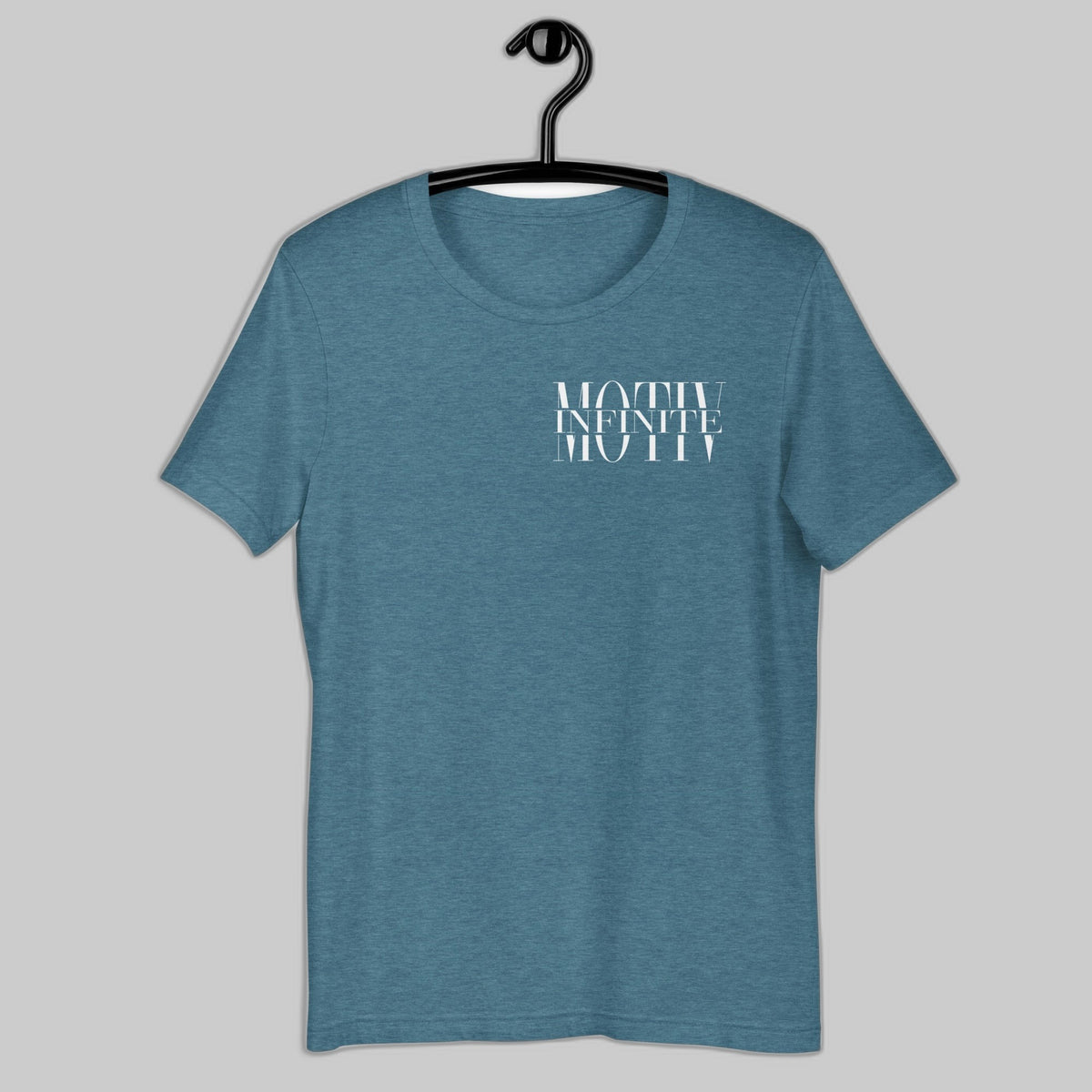 Stacked Motiv White Ink Unisex T-Shirt