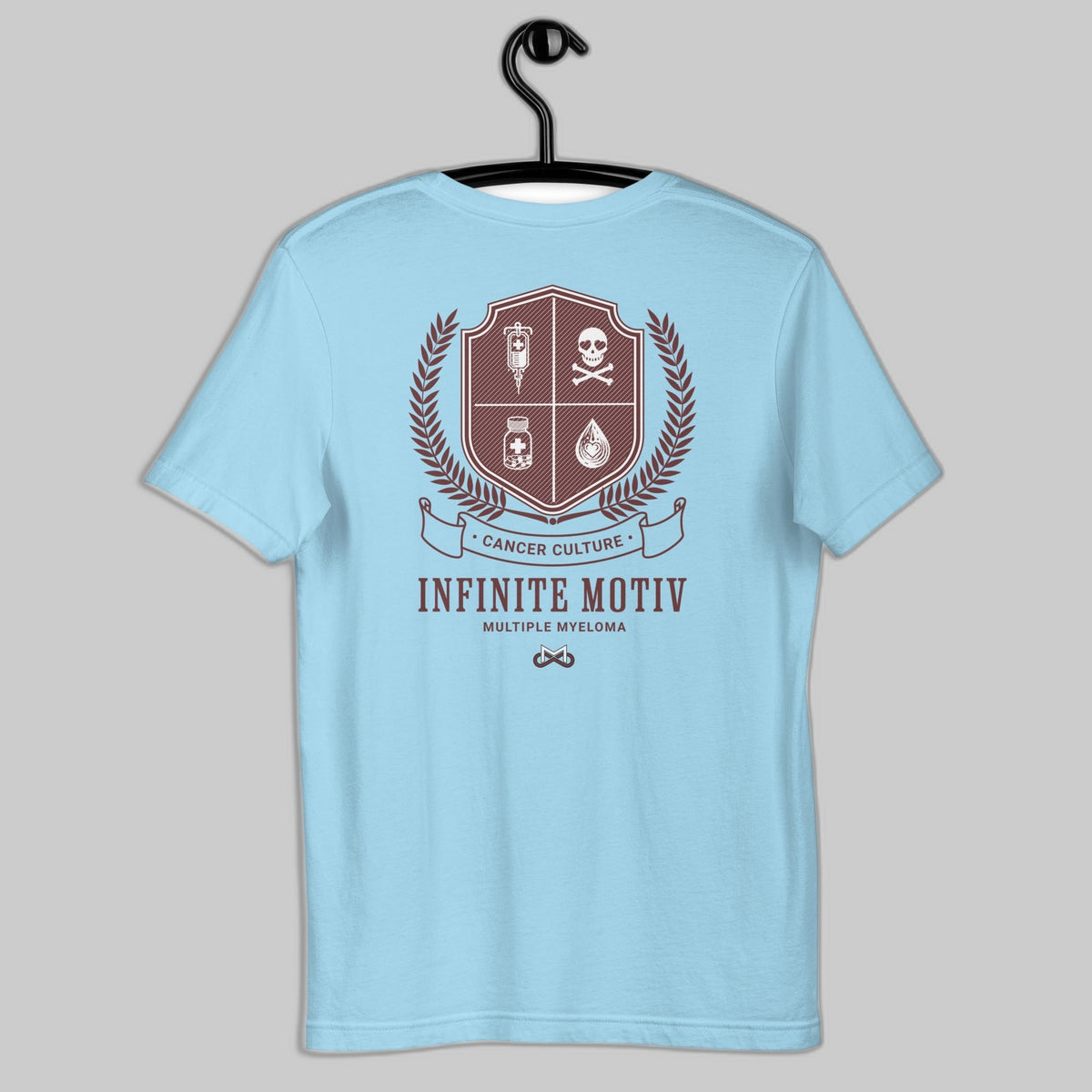Unisex Multiple Myeloma Crest Embroidered t-shirt