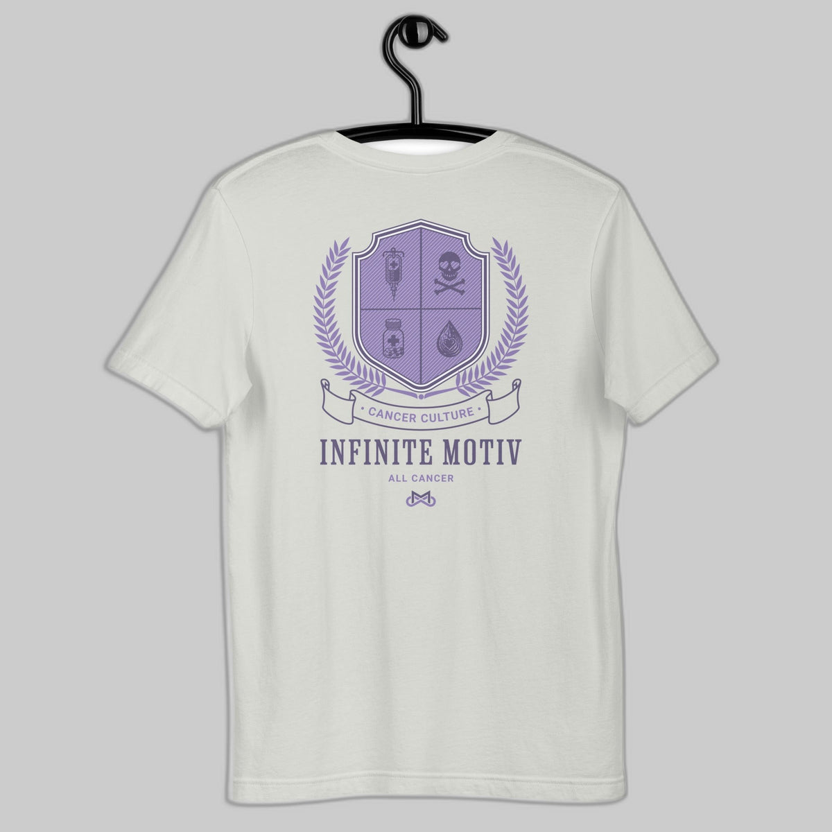 All Cancer Crest Embroidered Unisex T-Shirt