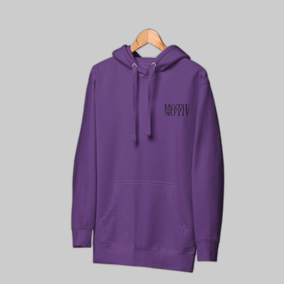 Stacked Motiv CancerCulture® Hoodie | Black Text