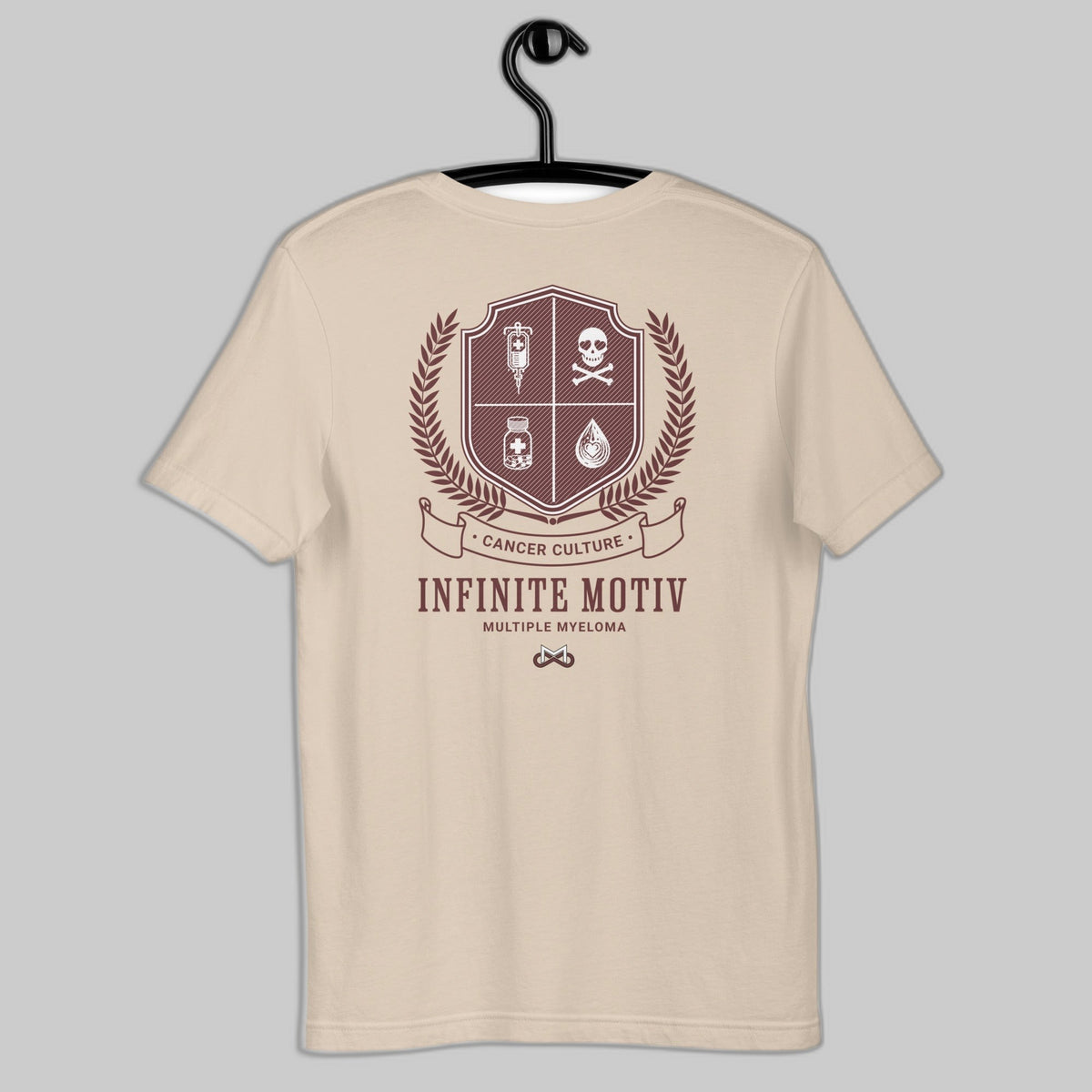 Unisex Multiple Myeloma Crest Embroidered t-shirt