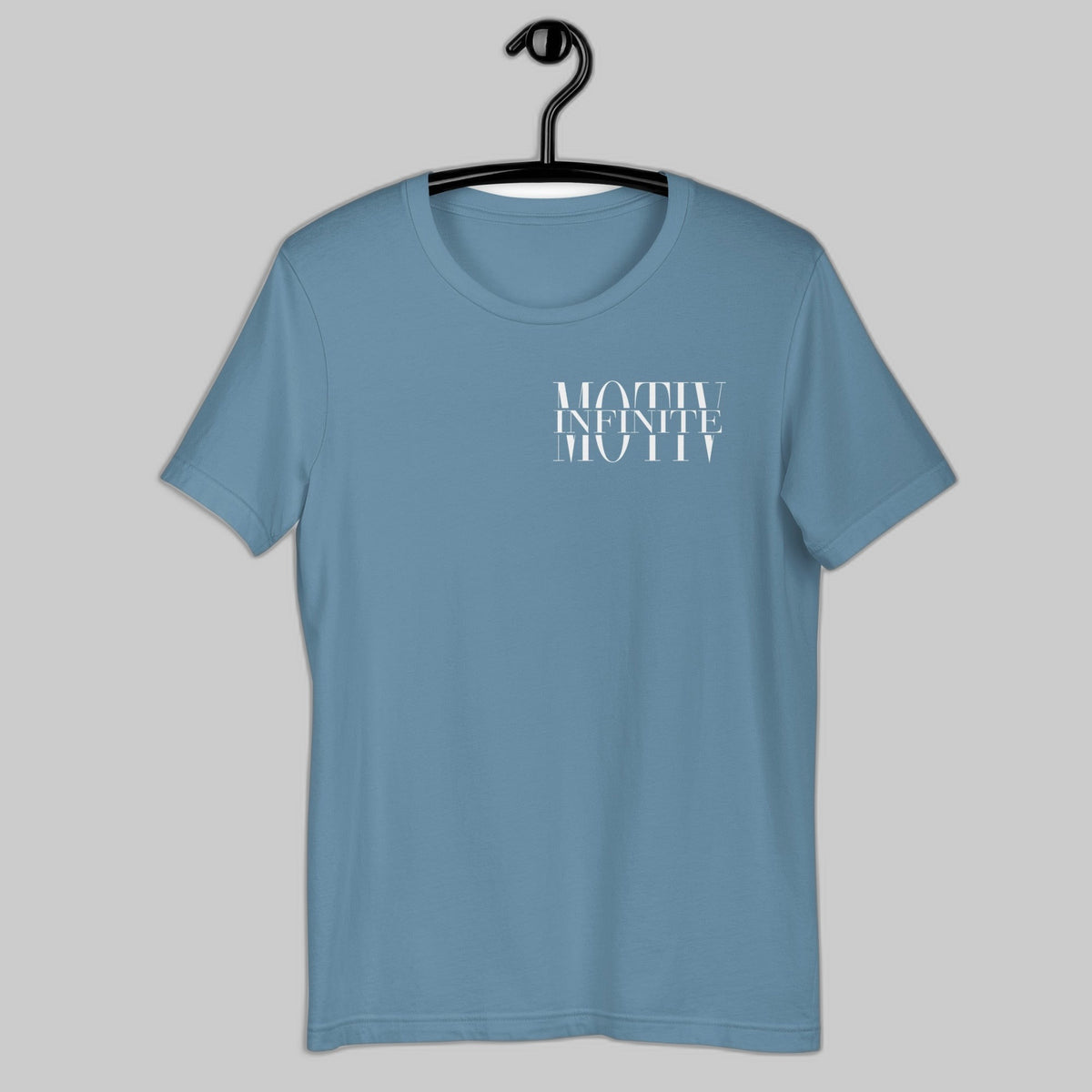 Stacked Motiv White Ink Unisex T-Shirt