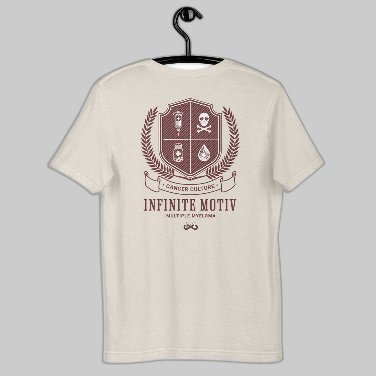 Unisex Multiple Myeloma Crest Embroidered t-shirt