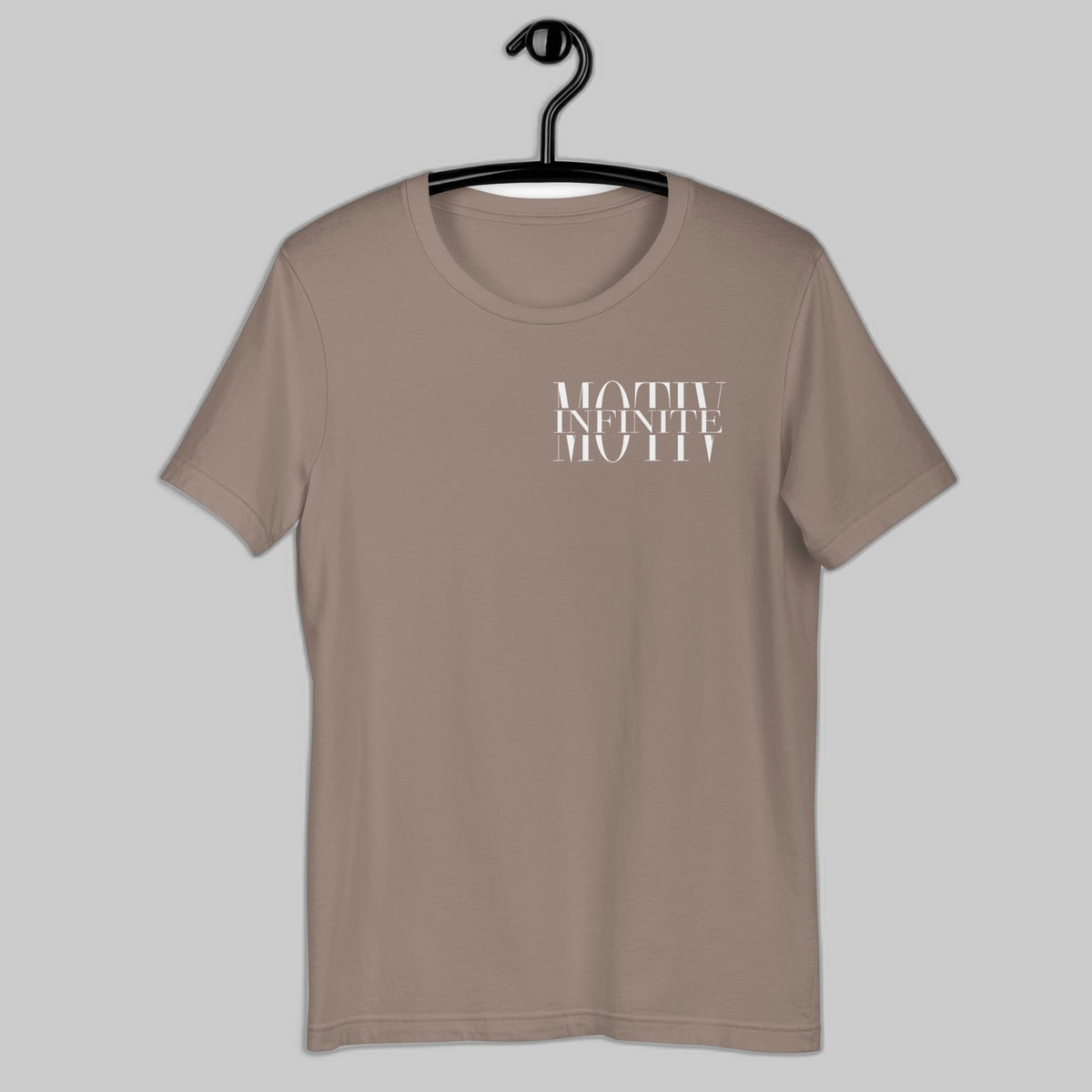 Stacked Motiv White Ink Unisex T-Shirt