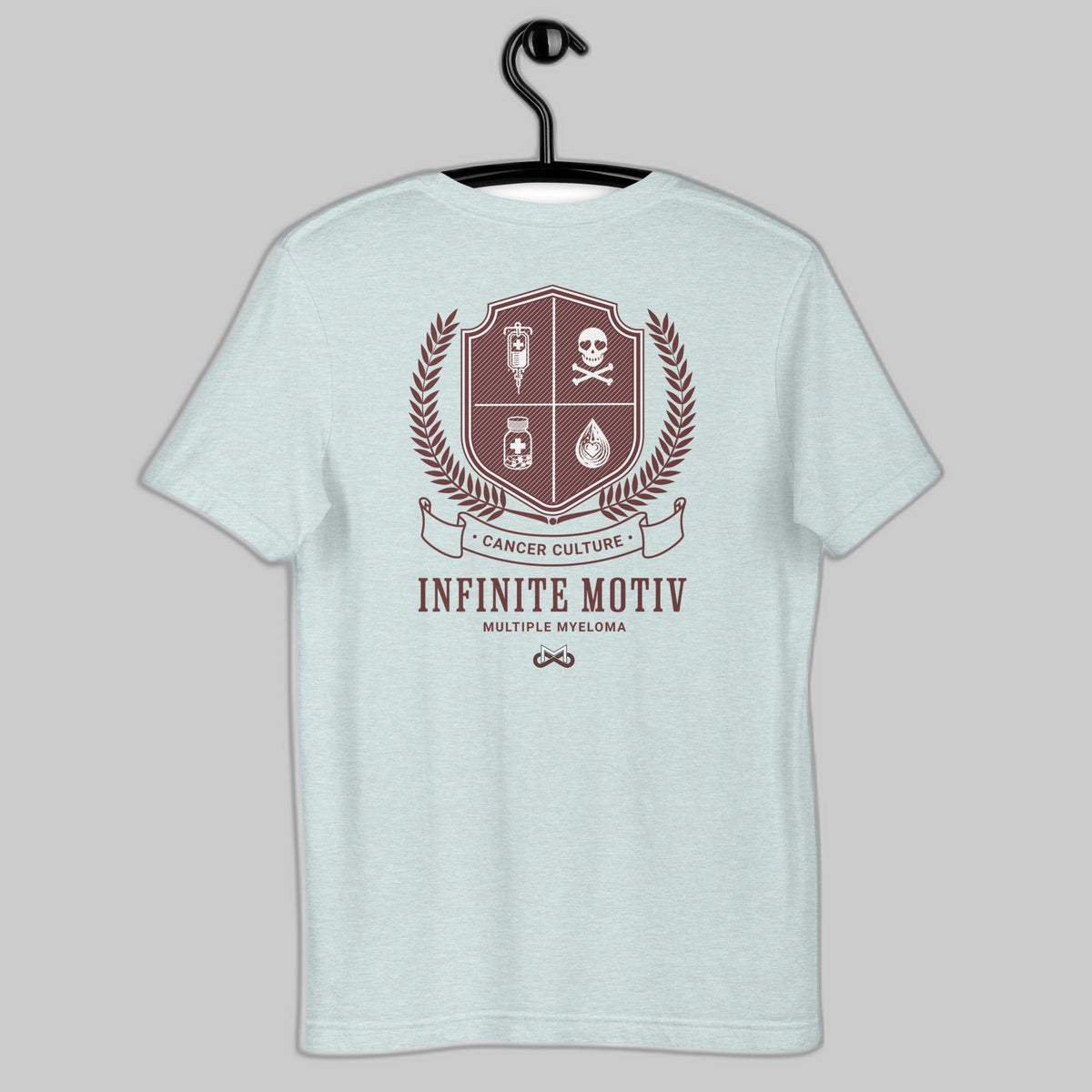 Unisex Multiple Myeloma Crest Embroidered t-shirt