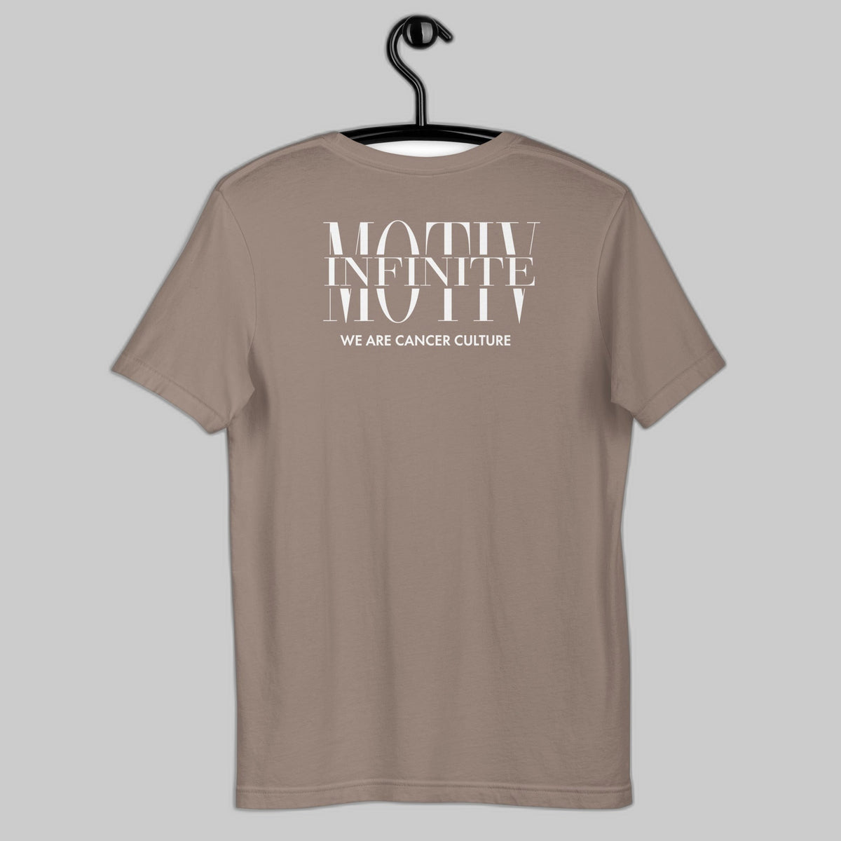 Stacked Motiv White Ink Unisex T-Shirt