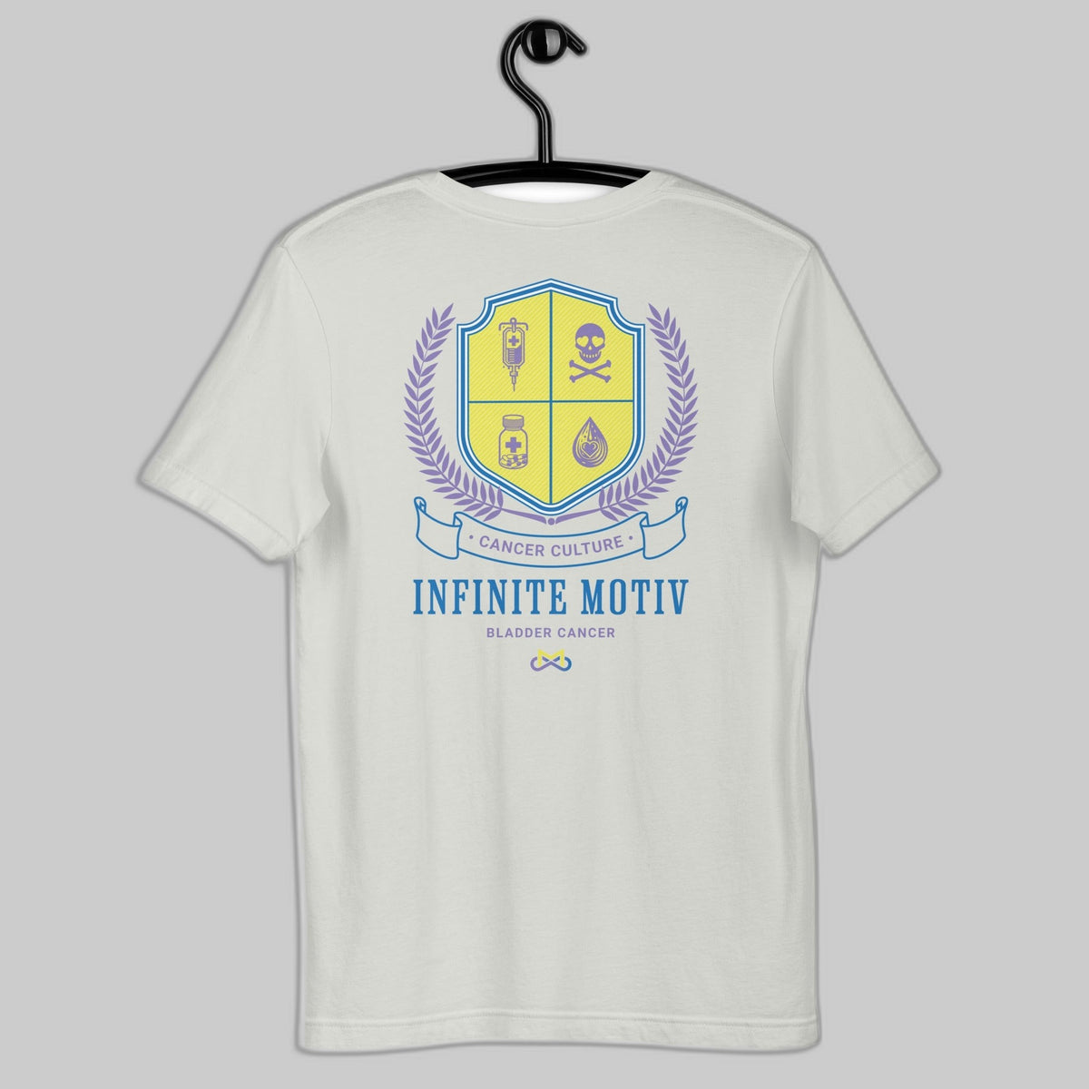 Unisex Bladder Cancer Crest Embroidered t-shirt
