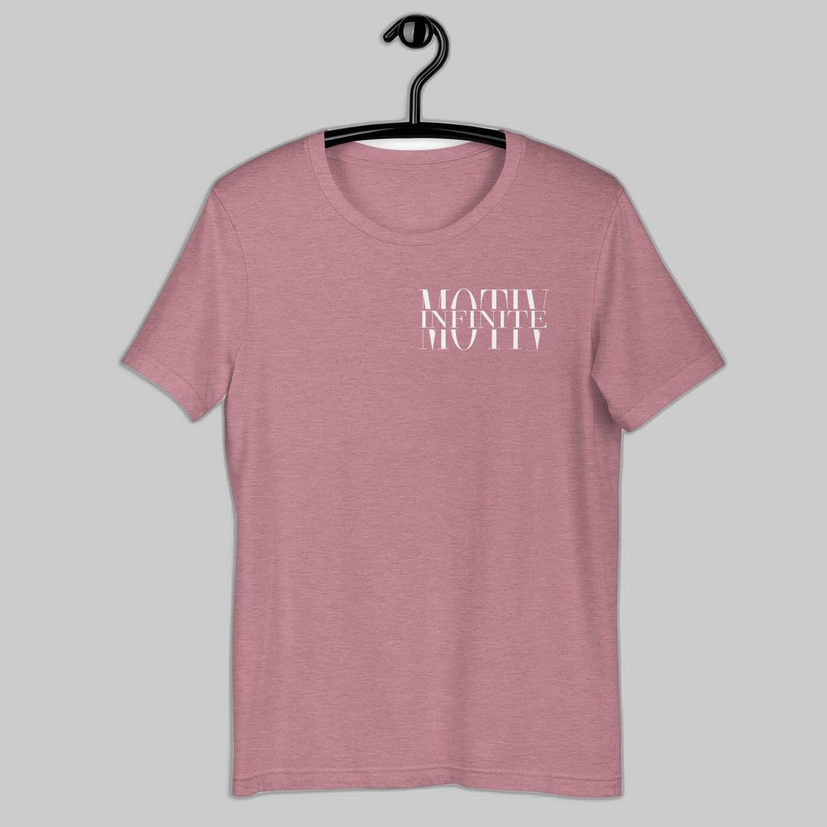 Stacked Motiv White Ink Unisex T-Shirt