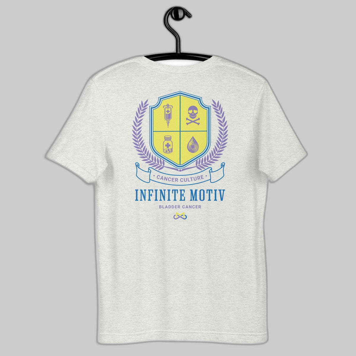 Unisex Bladder Cancer Crest Embroidered t-shirt