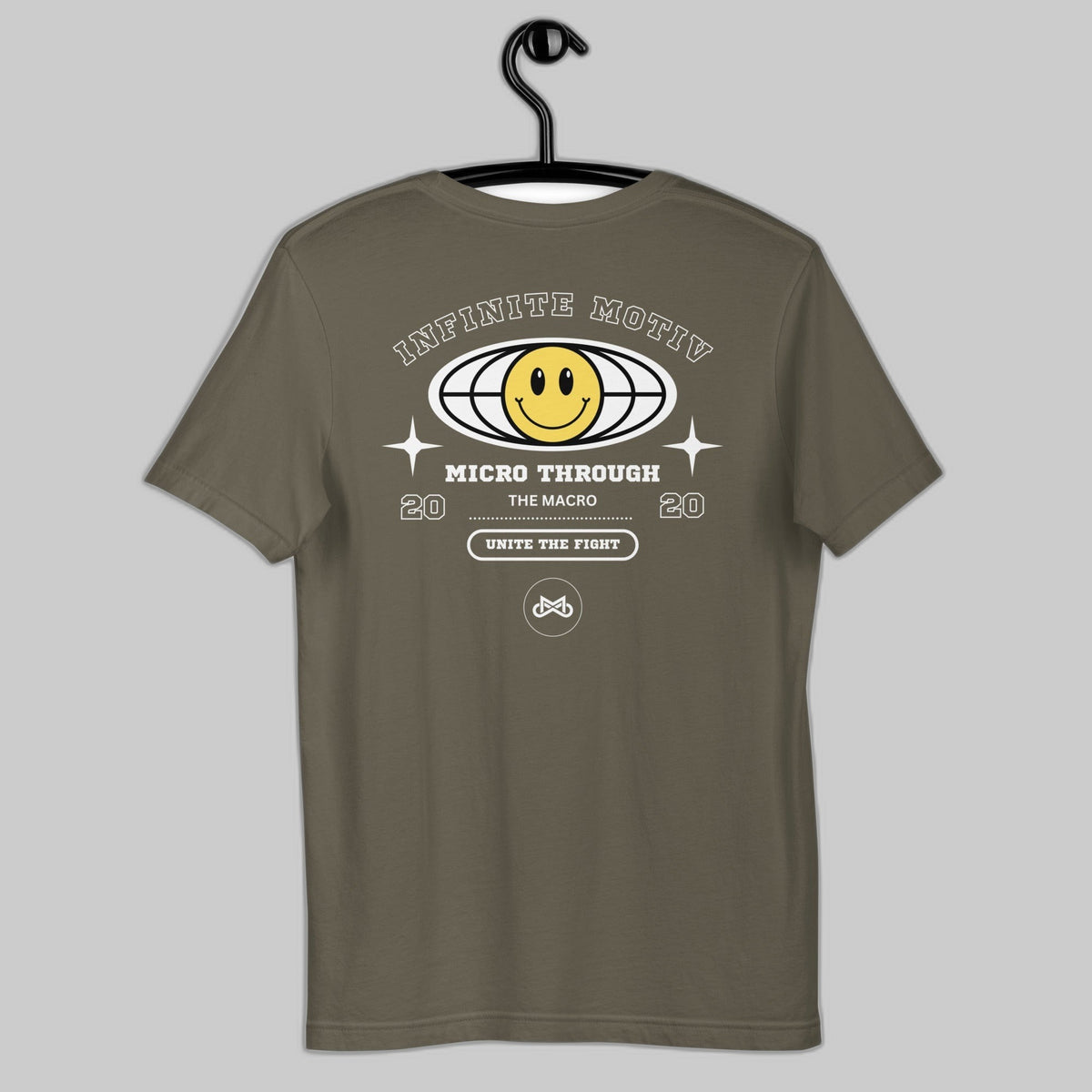 Smile and Micro Embroidered T-Shirt