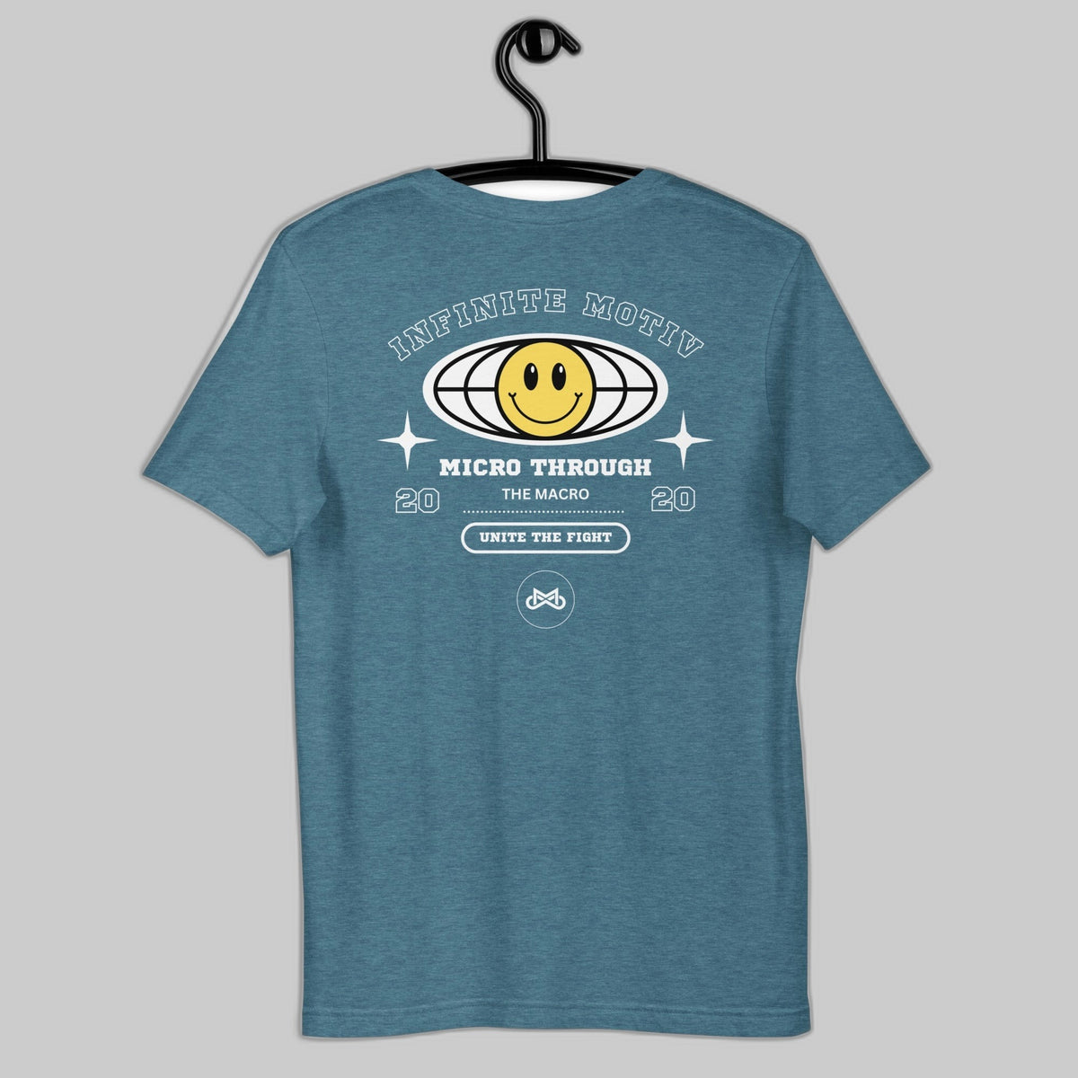 Smile and Micro Embroidered T-Shirt