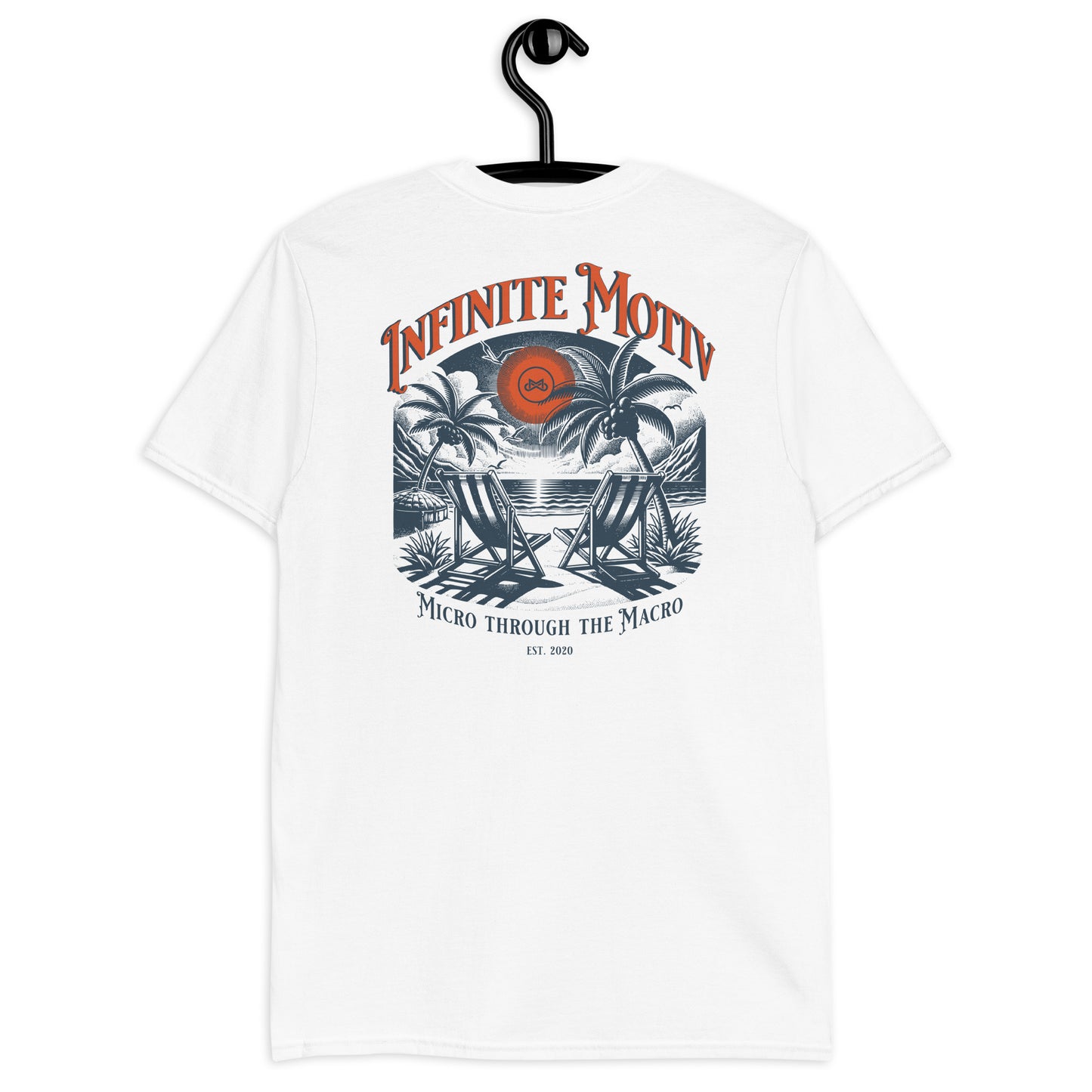 Unisex Paradise Motiv Embroidered T-Shirt