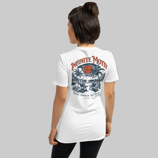 Paradise Motiv Unisex Embroidered T-Shirt