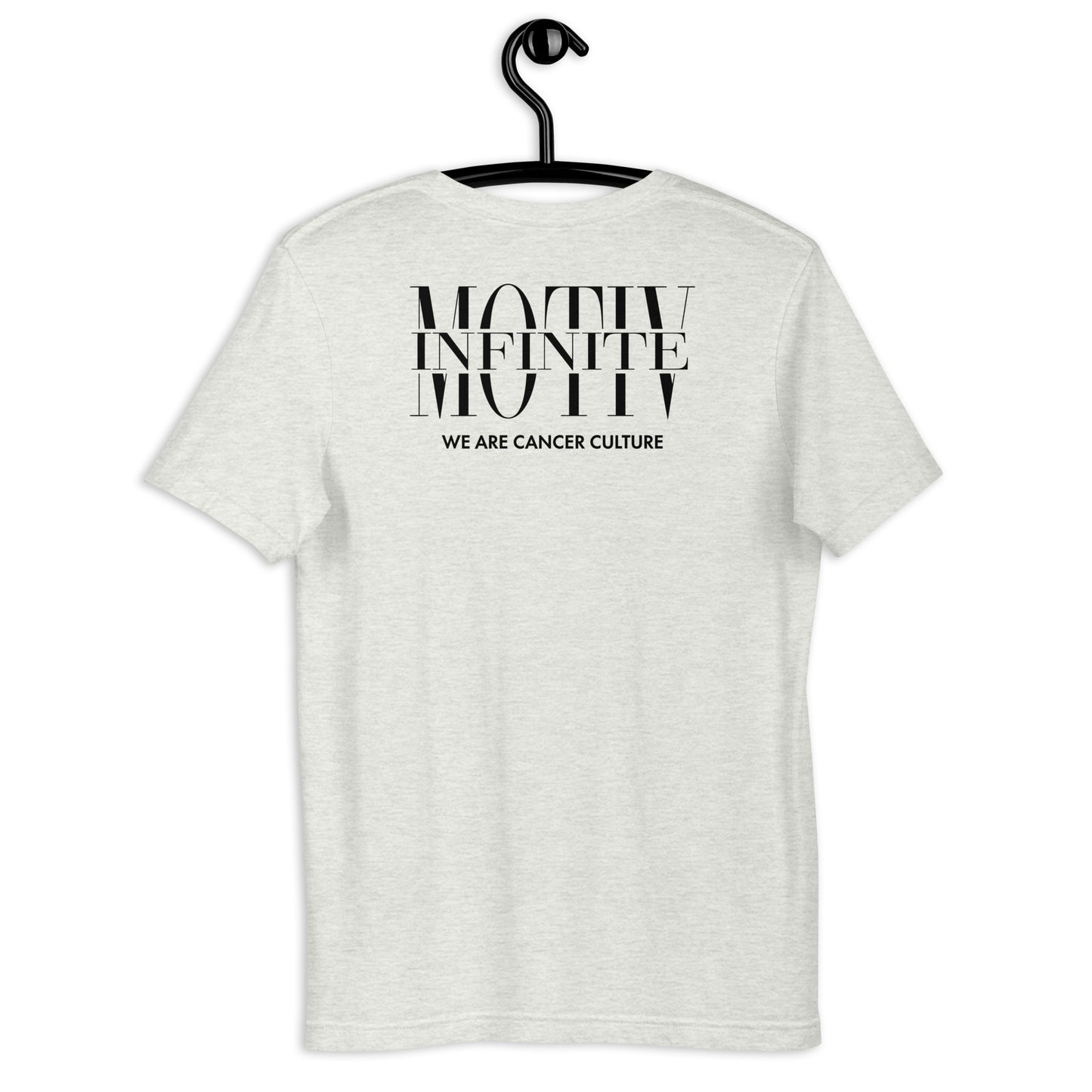 Unisex Stacked Motiv Black Ink T-Shirt by Infinite Motiv | Soft, Breathable, Everday Comfort