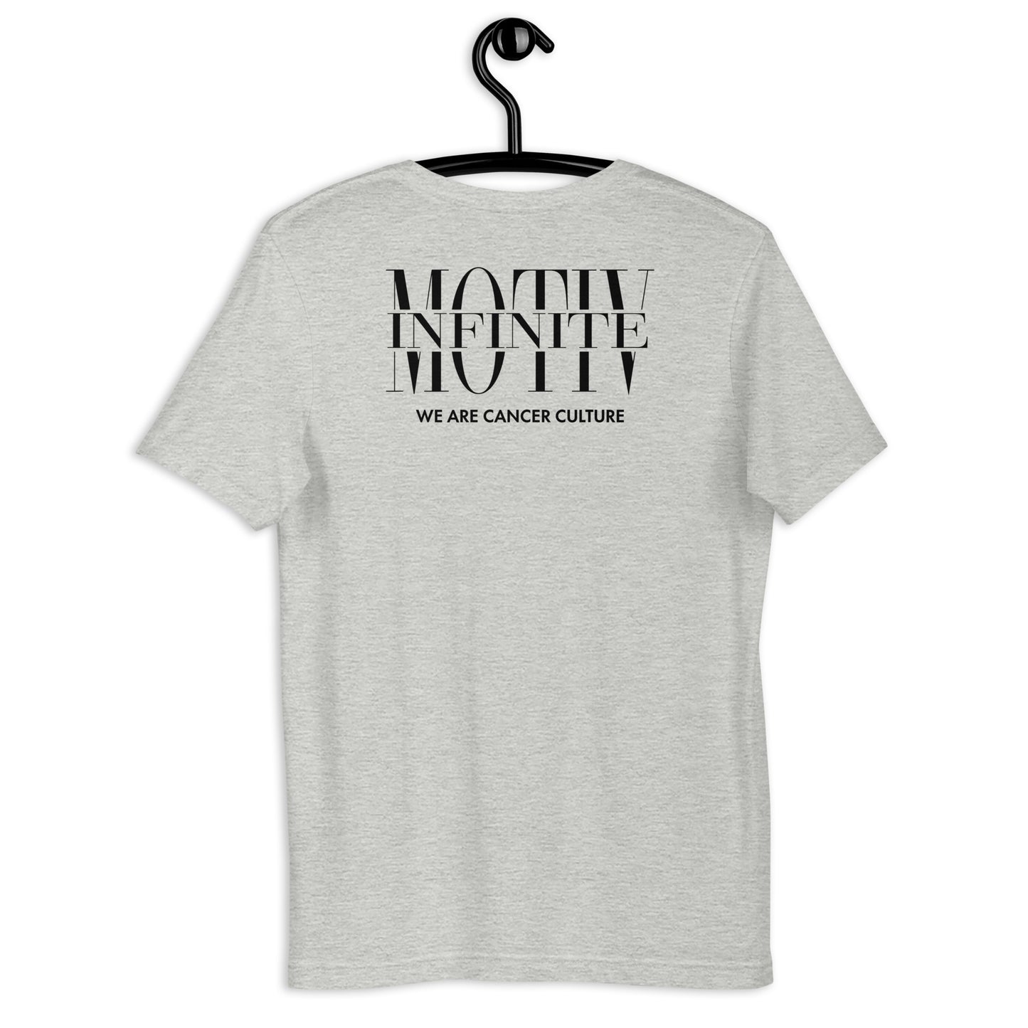 Unisex Stacked Motiv Black Ink T-Shirt by Infinite Motiv | Soft, Breathable, Everday Comfort