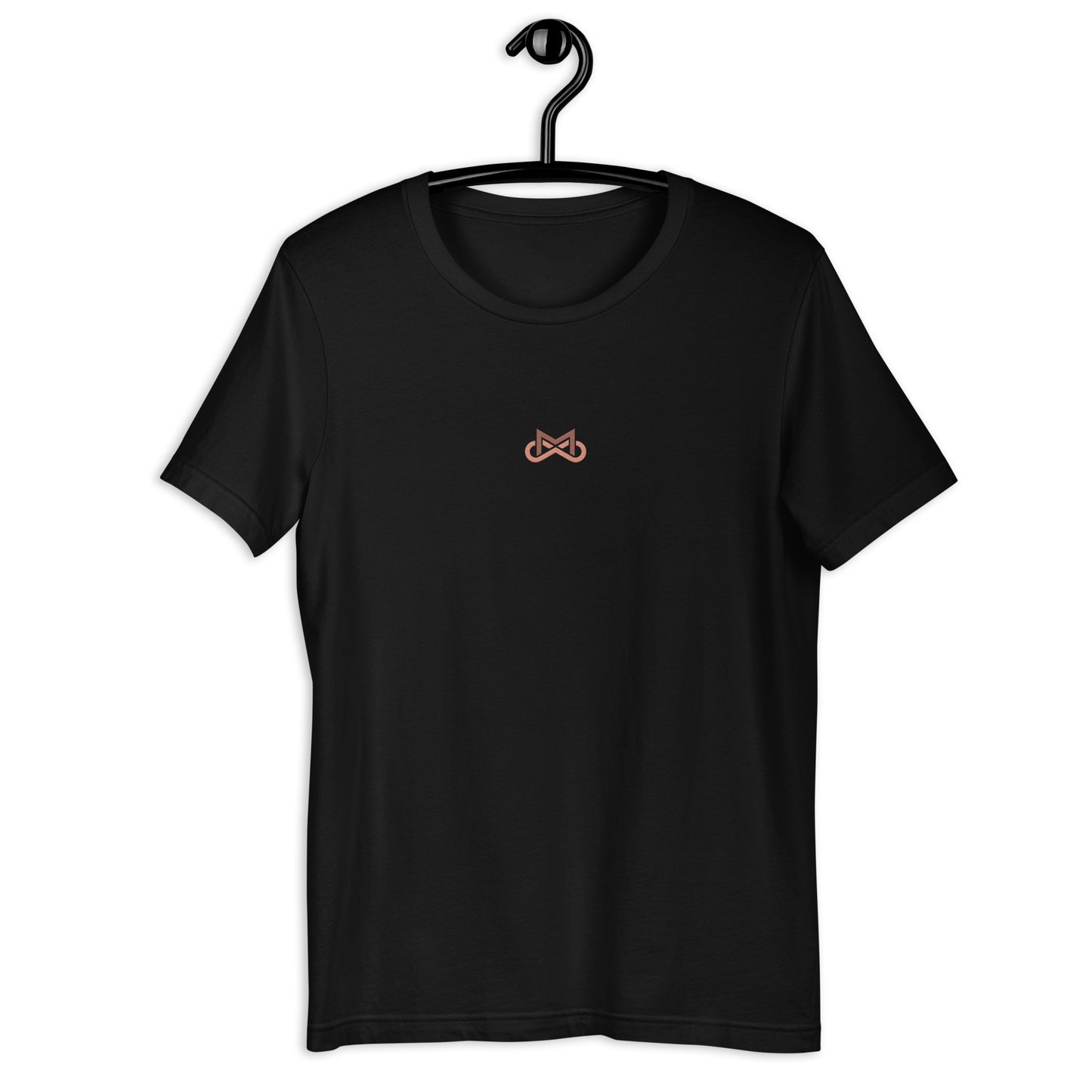 Unisex Uterine Cancer Flower Embroidered T-shirt