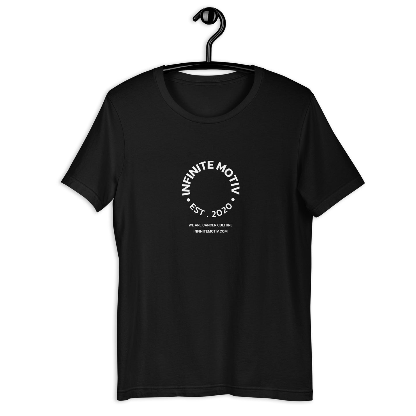Full Circle White Cancer Awareness Unisex T-Shirt by Infinite Motiv | Soft, Lightweight Comfort for Everday Style