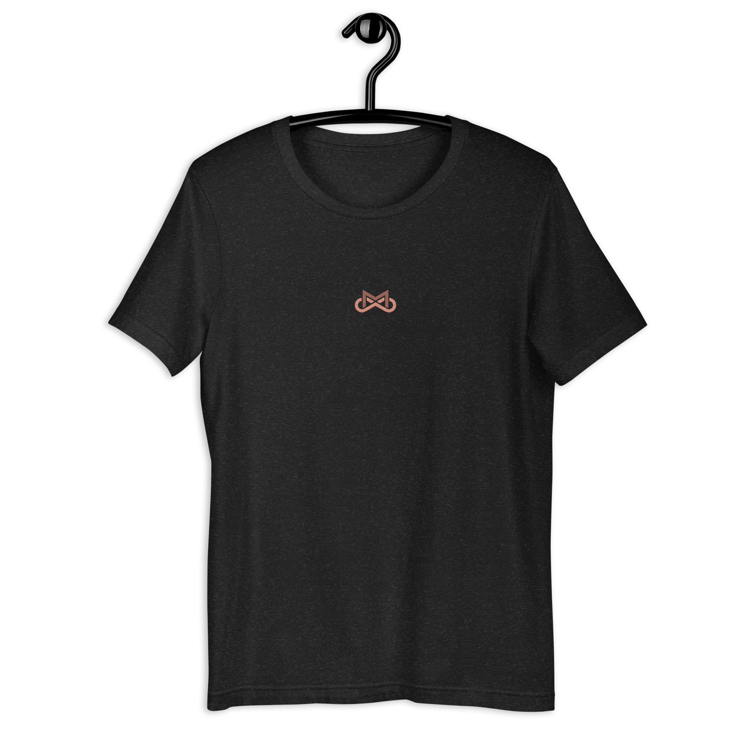 Unisex Uterine Cancer Flower Embroidered T-shirt
