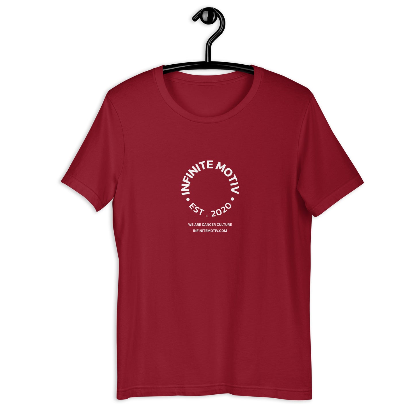 Full Circle White Cancer Awareness Unisex T-Shirt by Infinite Motiv | Soft, Lightweight Comfort for Everday Style